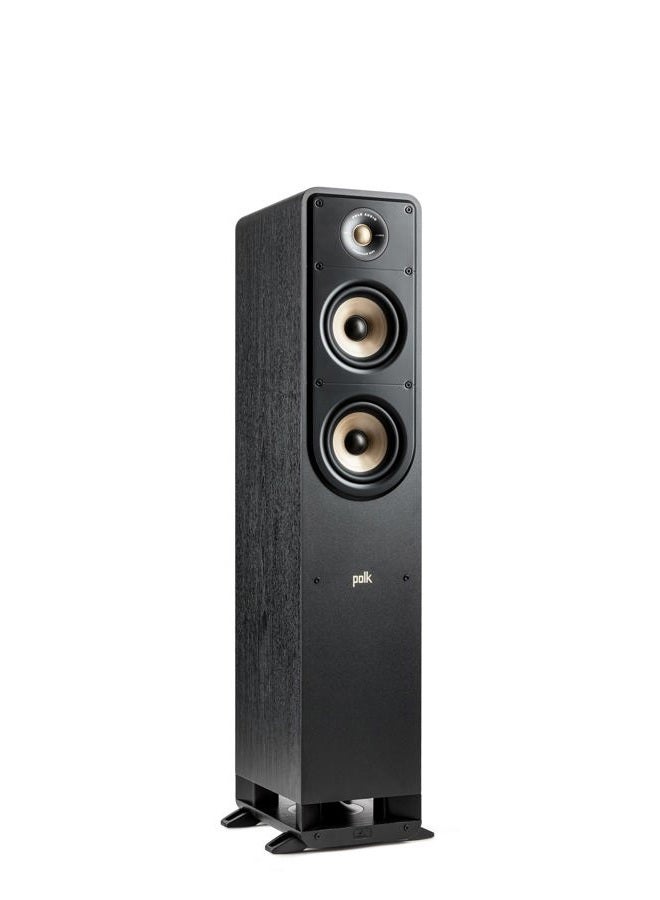 Compare Signature Elite ES50 Tower Speaker  HiRes Certified, Dolby Atmos & DTS:X Compatible, 1 Tweeter & 2 5.25 Woofers, Power Port Technology for Effortless Bass, Stunning Black at KSA Price