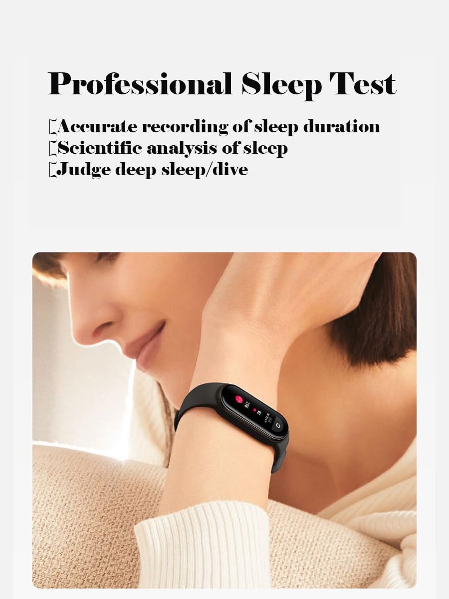 Compare klarako M6 Smart Watch Bands,Heart Rate Pressure Sleep Monitoring,Step Counting,Music Weather Bluetooth Fitness at KSA Price