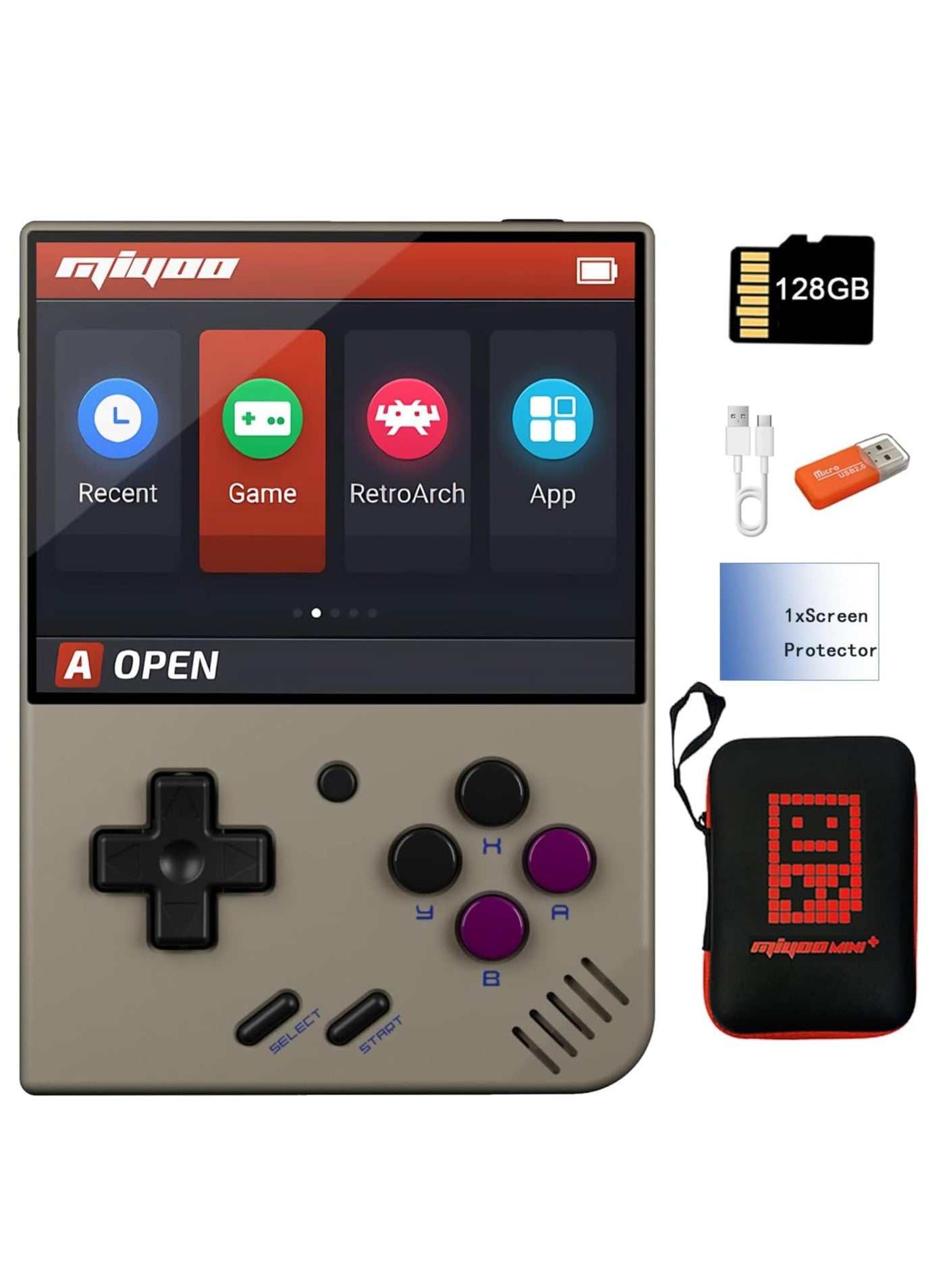 Miyoo Mini Plus Handheld Game Console, with Dedicated…