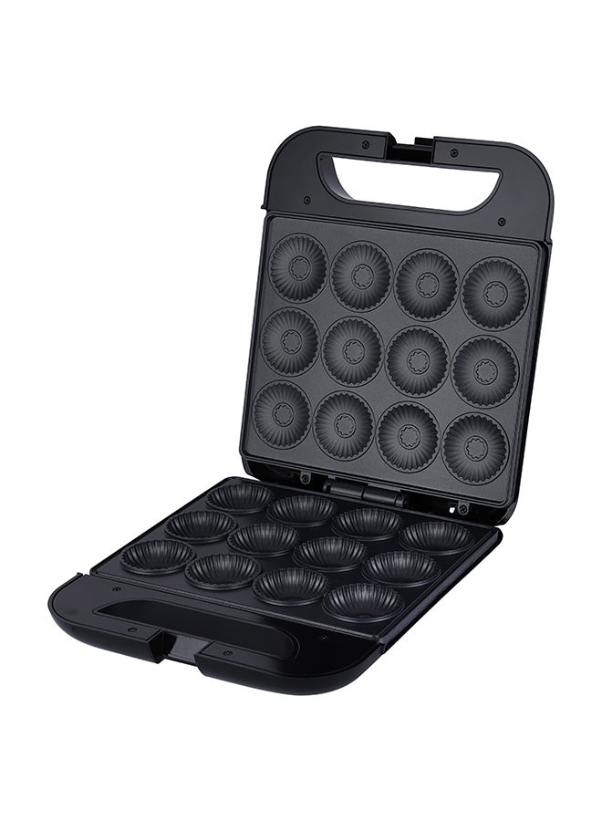 Compare 12Pcs Mini Cake Maker 1400W  NonStick Plates, Power & Ready Light Indicators, Nonslip Feet | Cool Touch Hand, Compact & Lightweight, Quick & Easy. 1400 W GCM3762N Black at KSA Price