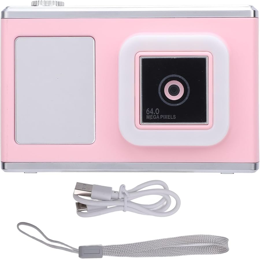 Compare 48MP Digital Camera with Front Rear Lens 2 4 Inch IPS Screen Long Battery Life Built in Fill Light for Travel Vlogging Roseate at KSA Price