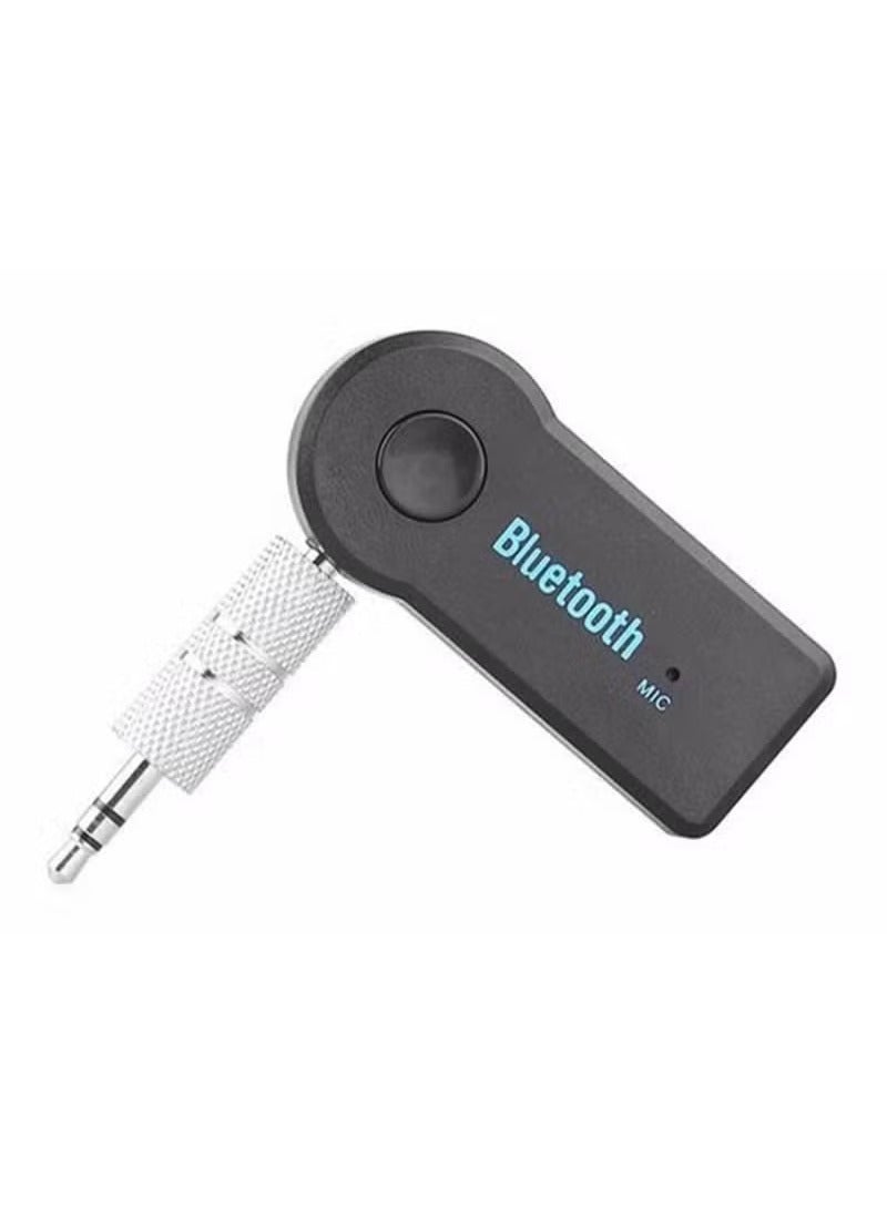 Compare Universal Bluetooth AUX Music Receiver With Mic Black at KSA Price