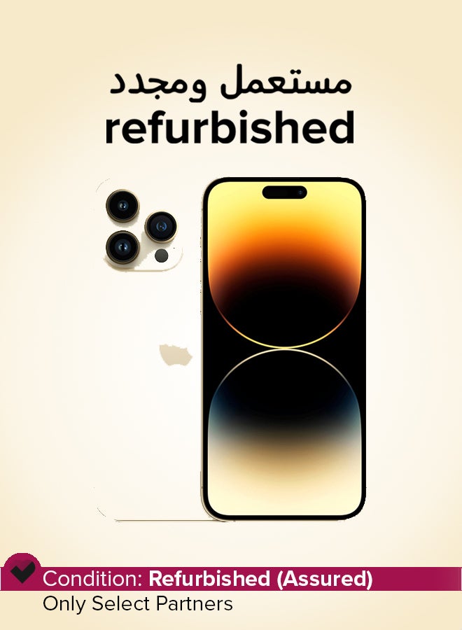 Compare Refurbished  iPhone 14 Pro Max 128GB Gold 5G With Facetime  International Version at KSA Price