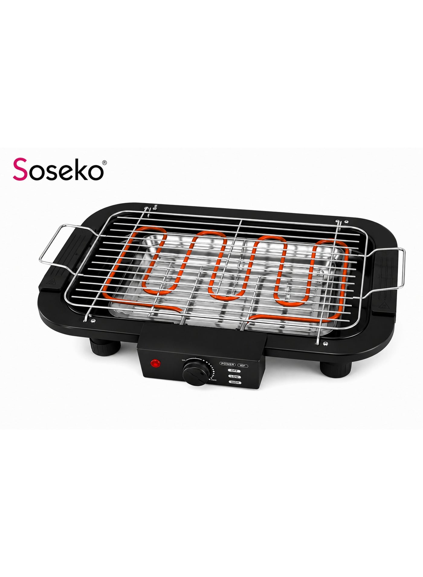 SOSEKO Electric Barbecue Grill 2000W - Indoor &…