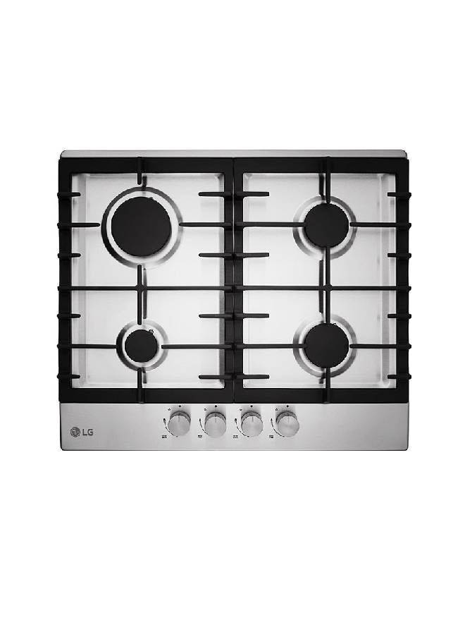 Compare LG Builtin Gas Hob with 4 Burners HU641BBG SilverBlack at KSA Price