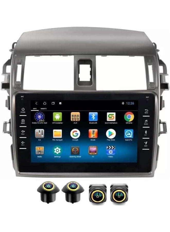 Compare Android Car Stereo for Toyota Corolla 20082013 4GB RAM 64GB ROM Support Carplay, MLink WiFi BT, Radio GPS, 9 Inch IPS.QLED, Screen with 360D Camera Included at KSA Price