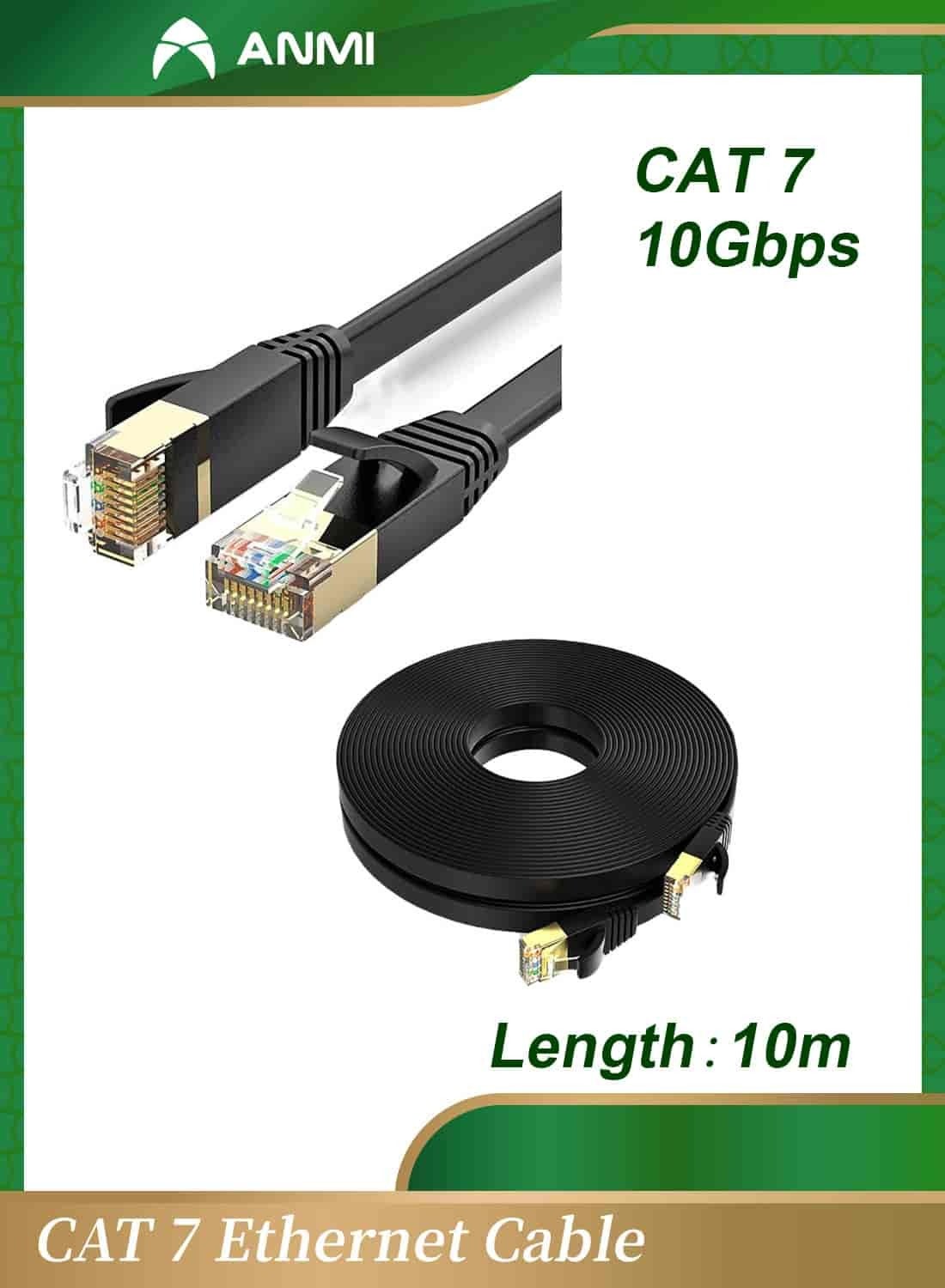 10m Cat 7 Ethernet Cable, High Speed Gigabit…
