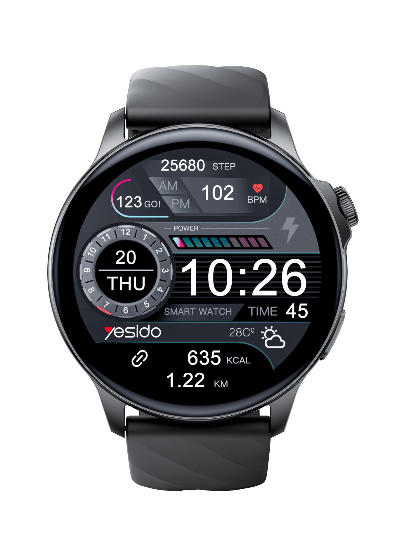 Compare IO29 Multifunctional Long Battery Life Smart Bluetooth Call Watch Heart Rate Test Sports Phone Watch at KSA Price