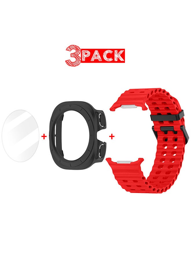 (for Samsung Galaxy Watch 7 Ultra) 3 Packs Silicone…