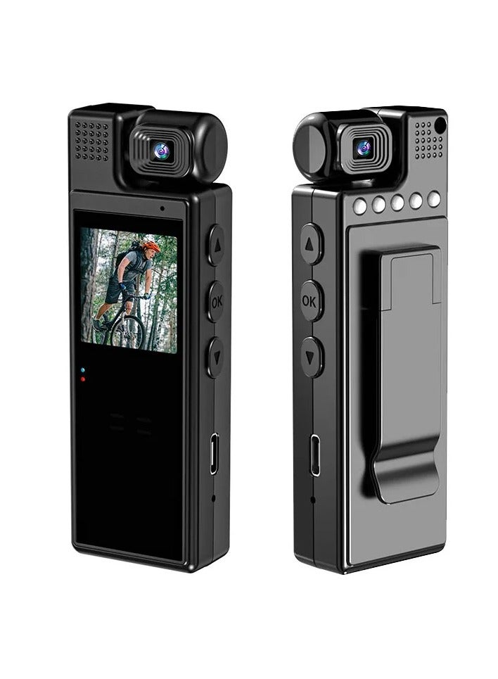 Compare 1.3Inch Screen 1080P Sports HD Mini Camera Portable Digital Video Recorder Body Cam with Infrared Night Vision Police Camcorder at KSA Price