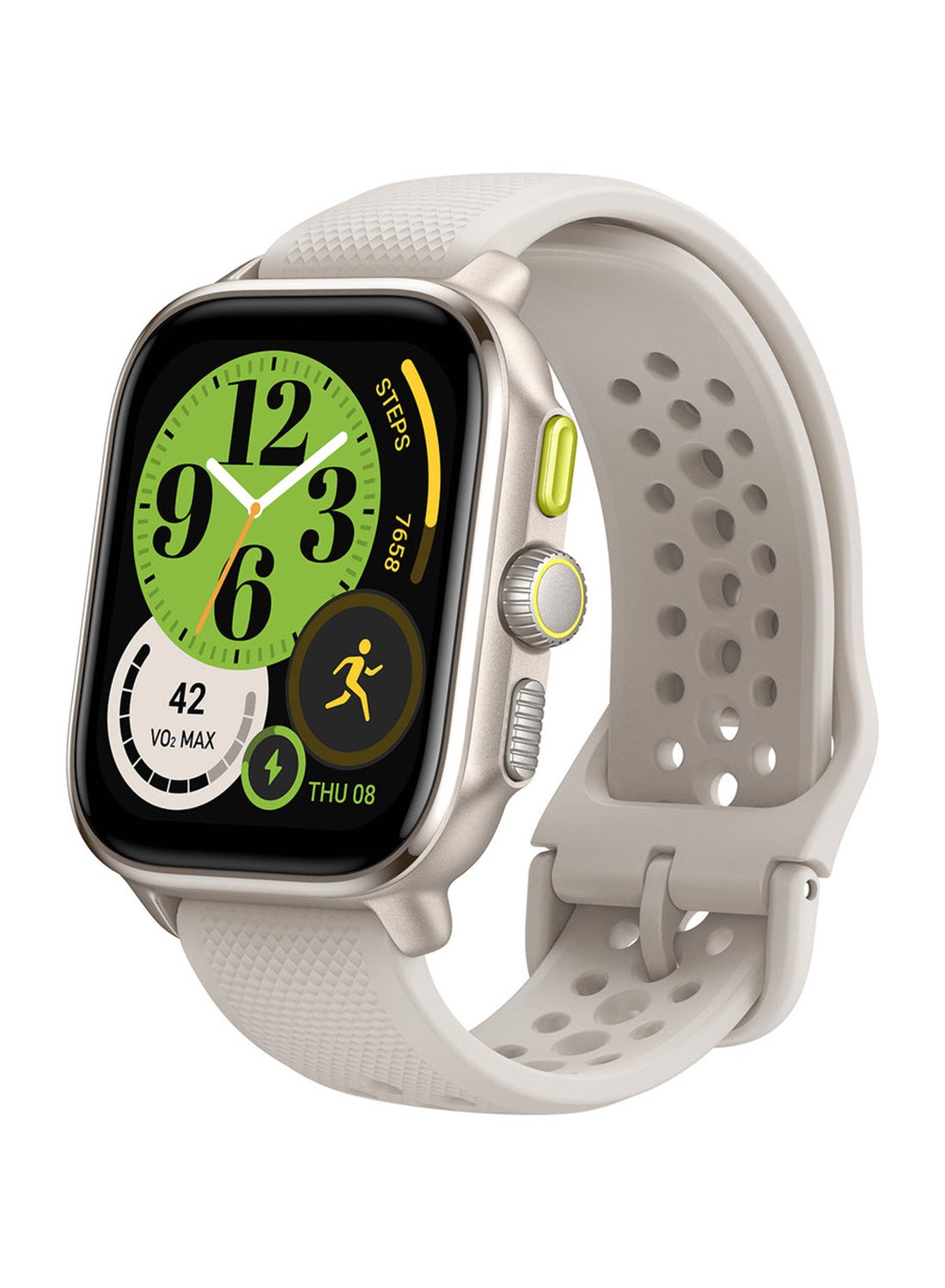 Compare Cheetah Square Running Watch With Chat AI Coaching Winner Champagne at KSA Price