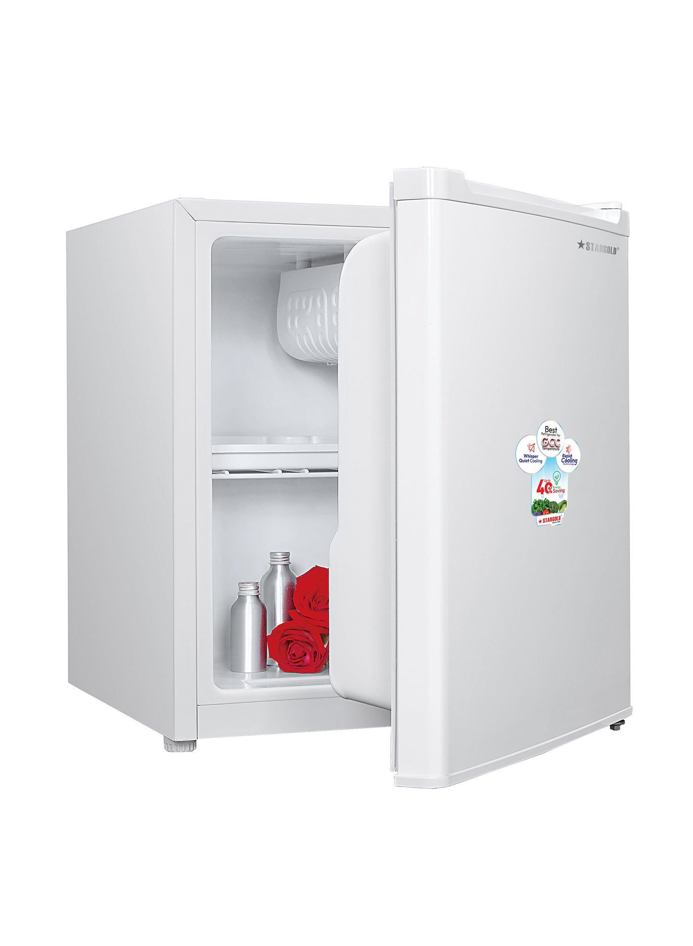 Compare Small Upright Freezer 45L Mini Standalone Freezer, 90W 220240V NonInverter Compressor Fridge, Refrigerant R600a, 4 Star Energy, Freezer Compartment, Mechanical Control, Reversible Door, Recessed ABS Handle & Low Noise System for Home & Office Small Chest Freezer, SGHF45L White at KSA Price
