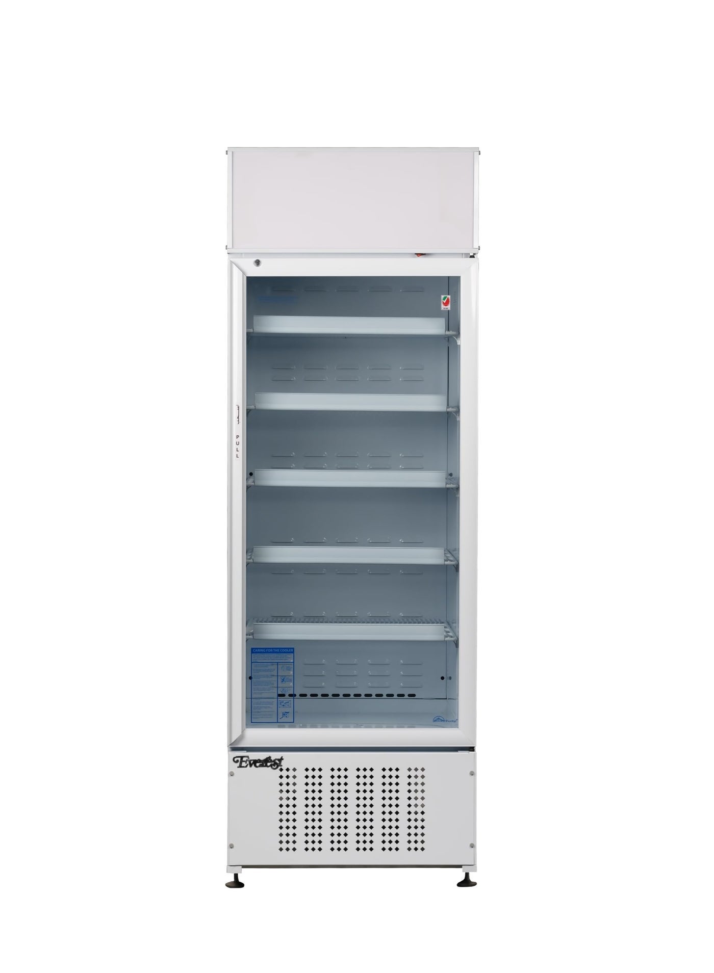 Compare EVEREST 685L Upright Display Fridge, Glass Door Beverage Cooler & Commercial Showcase Chiller for Supermarkets, Retail & Beverage Storage, EV24 SD at KSA Price