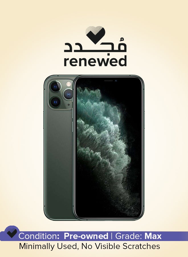 Compare Renewed  iPhone 11 Pro Max 256GB Midnight Green 4G With Facetime  International Version at KSA Price