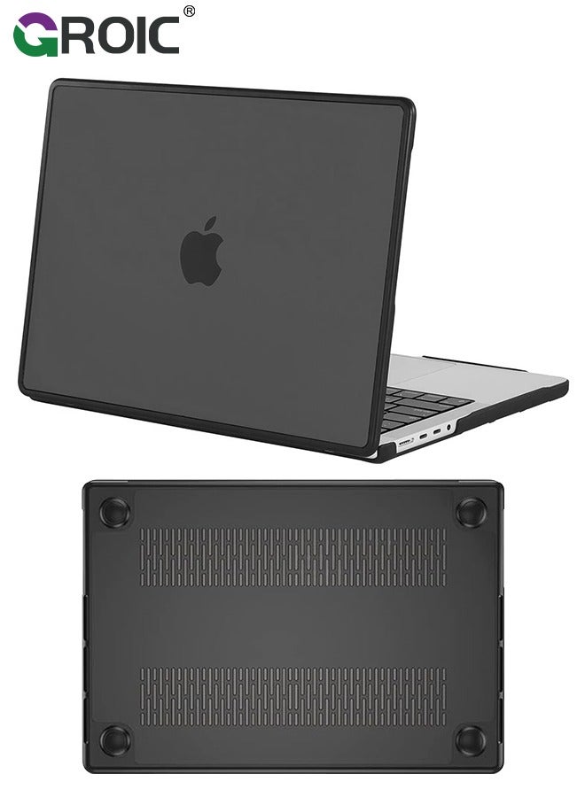 Black MacBook Pro 16 inch Case, Heavy Duty Hard…