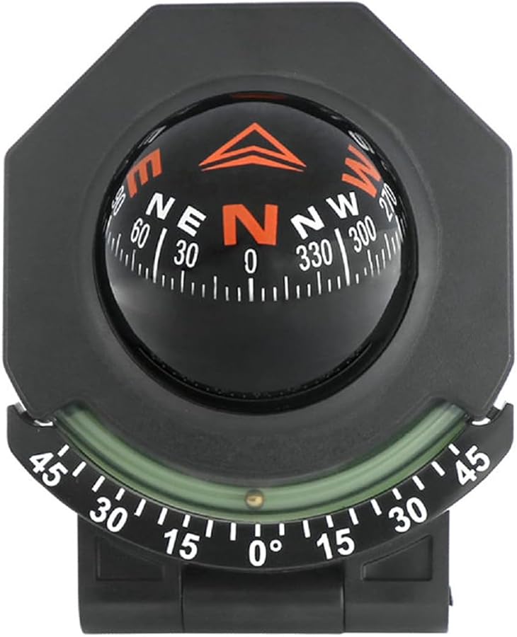 Car Dashboard Mount with Compass Adhesive Navigation…
