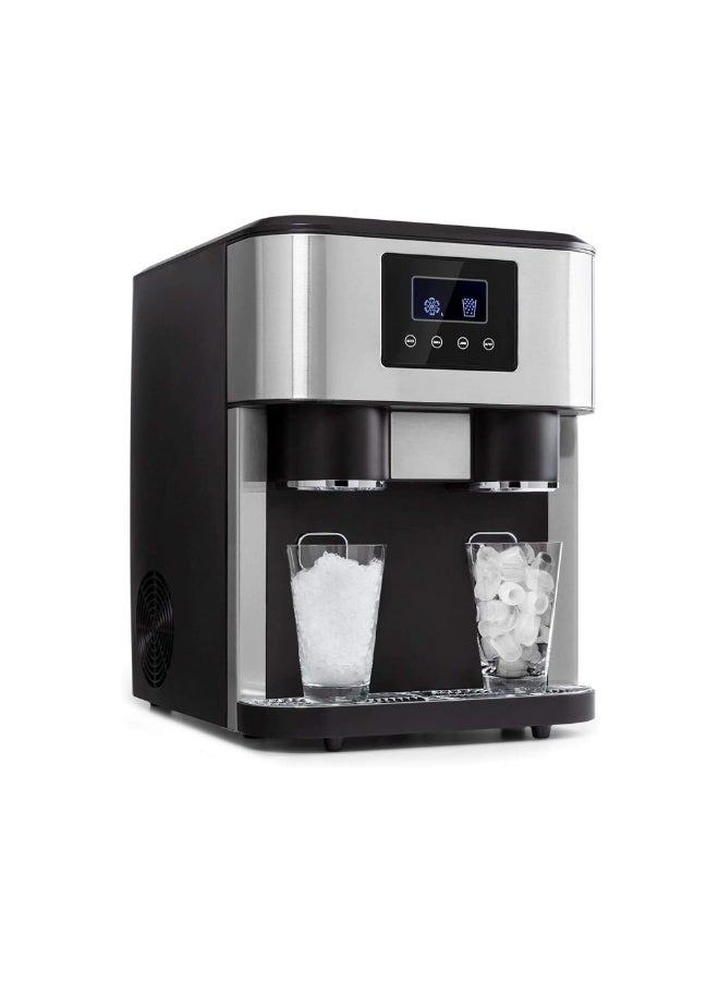 Compare 3in1 Countertop Ice Maker Machine – Ice Cubes, Crushed Ice & Cold Water Dispenser with Touch LCD at KSA Price
