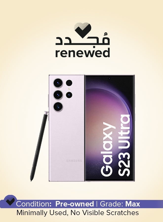 Compare Renewed  Galaxy S23 Ultra 5G Single SIM + eSIM Lavender 8GB RAM 256GB  International Version at KSA Price