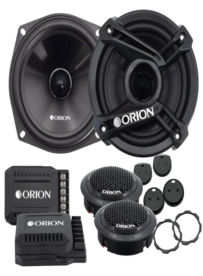 Compare ORION Cobalt Series CB525C 2Way Car Audio Component System  5.25” Speakers, Full Range, Enhanced Bass, 240W, 4 Ohms, Easy Installation, 1” Silk Dome Tweeter, External Passive Crossover Pair at KSA Price