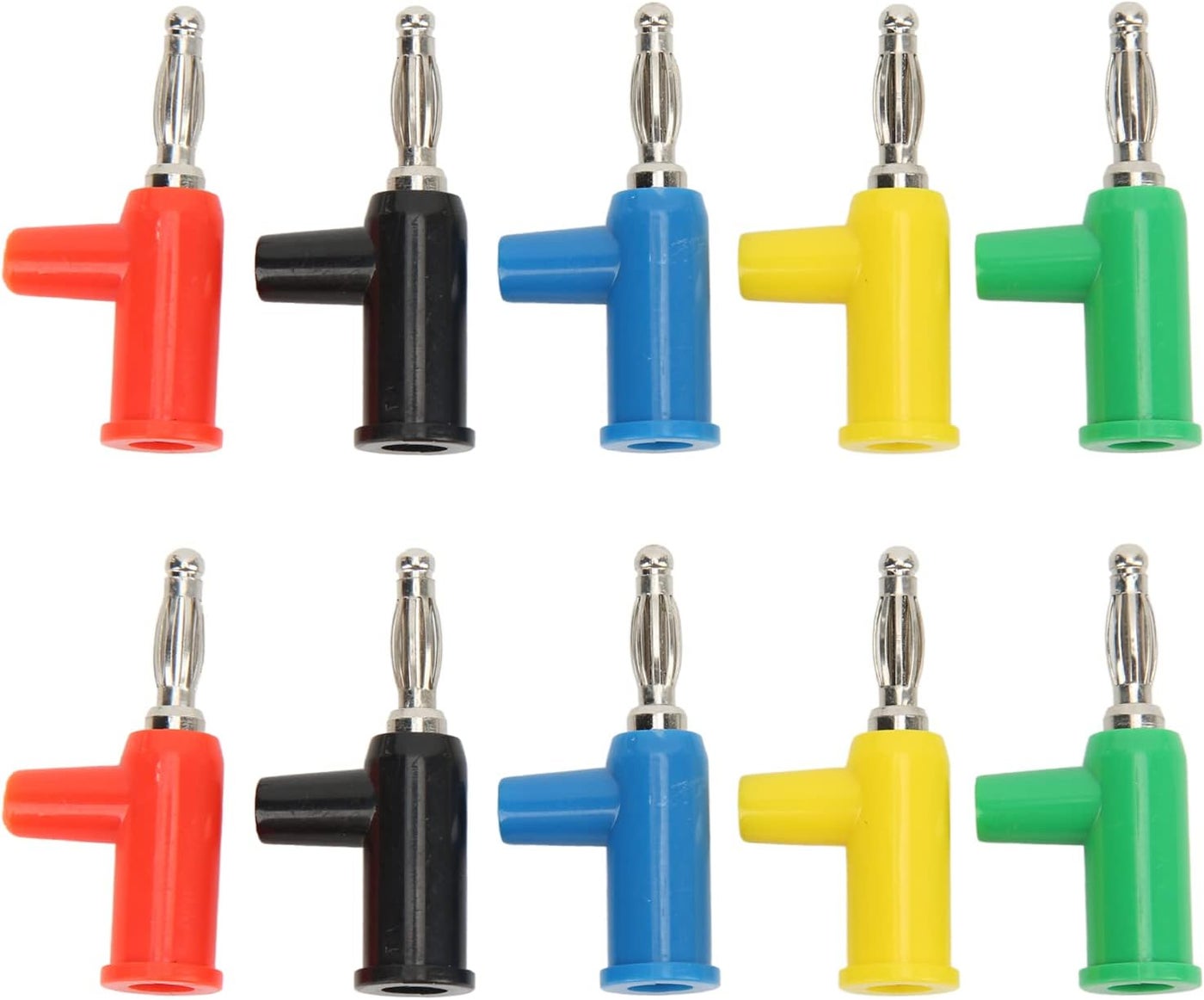Compare Banana Plugs 5 Pairs  10 pcs, 4mm Speaker Banana Plugs Solderless Type, Stackable Banana Plug Connectors for Industrial Equipment, Multi Color at KSA Price