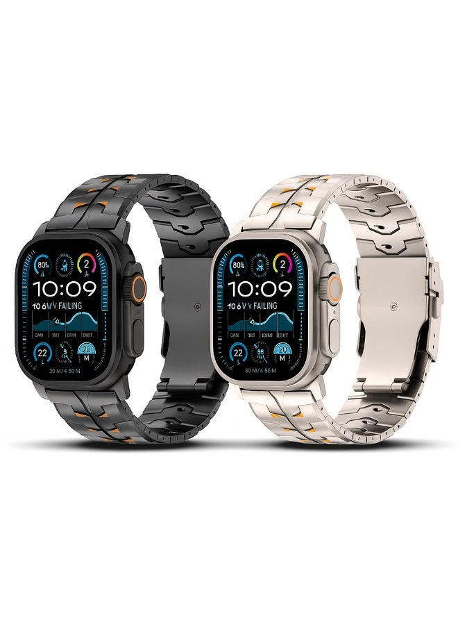 (Pack of 2) O Ozone Stainless Steel Band…