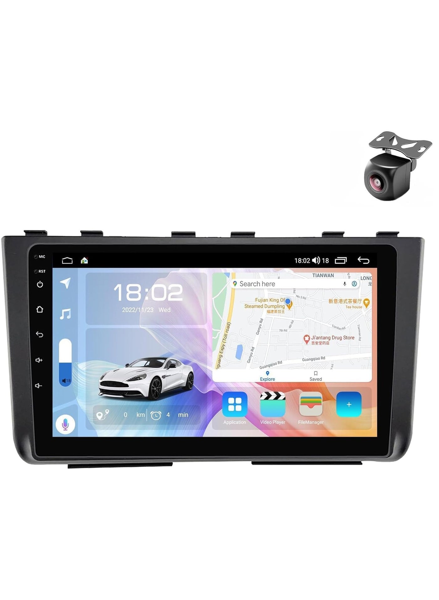 Compare Android Car Stereo for Creta ix25 20202023 4GB RAM 32GB ROM Support Carplay, Mirror Link WiFi BT, Radio GPS Navigation, 9 Inch IPS Touch Screen with AHD Camera Included at KSA Price