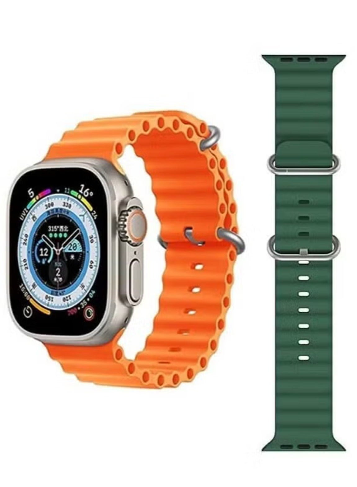 Compare G Tab FT 8 Pro Smartwatch – 2.02Inch AMOLED HD Full Screen Display with Two Straps and Wireless Charger for Men and Boys at KSA Price