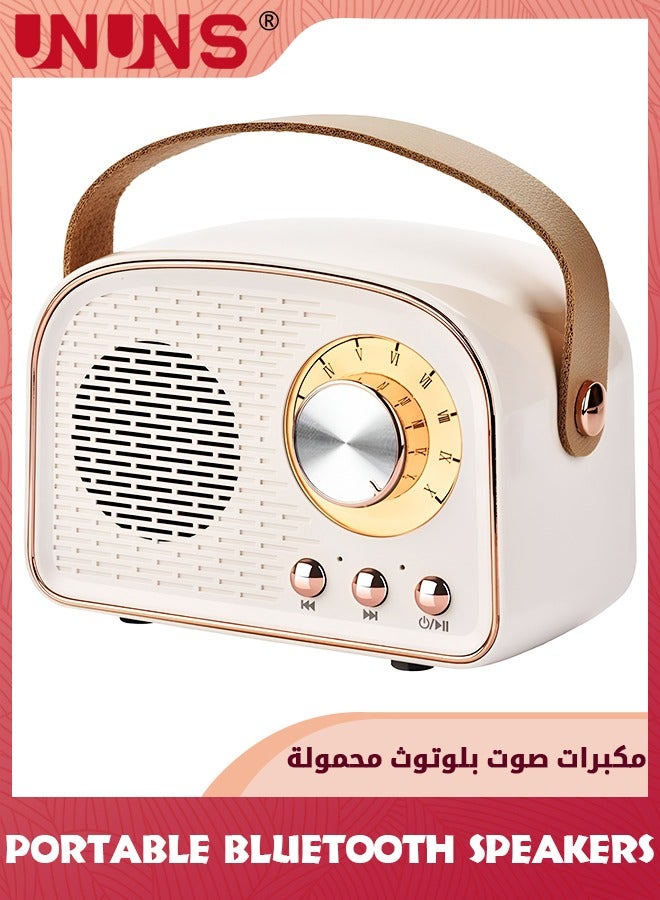 Compare Retro Bluetooth Speaker,Wireless Vintage Speaker For AndroidiOS Devices,Portable Bluetooth Speaker Supports FMTF CardAUX,Old Fashion Style For Kitchen Desk Bedroom Office Outdoor,Beige at KSA Price
