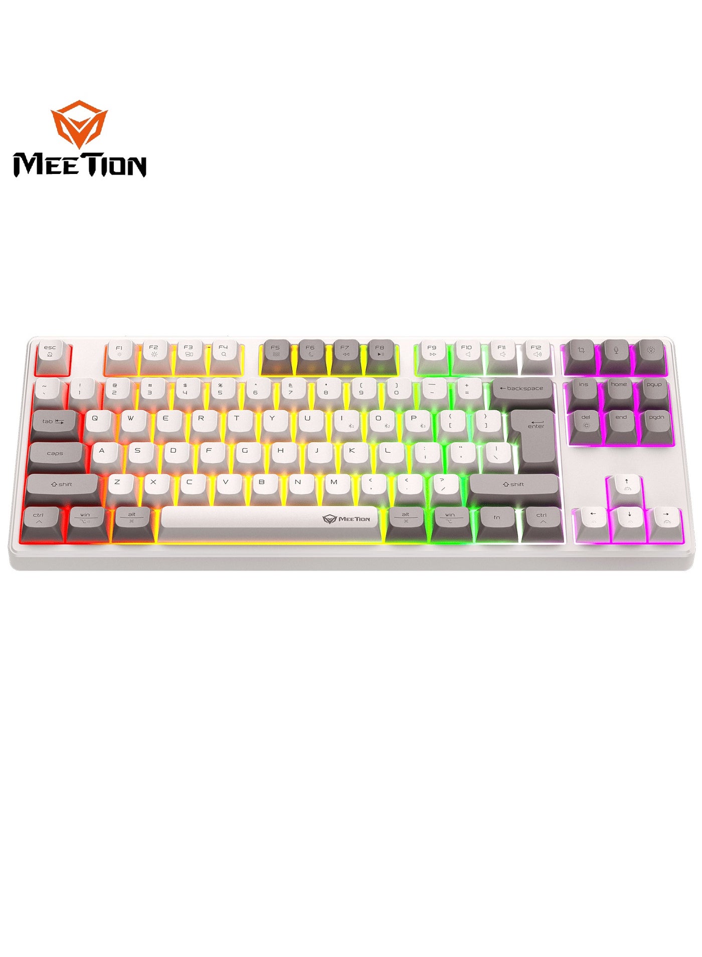 Meetion TKL Triple-Mode Wireless RGB Mechanical…