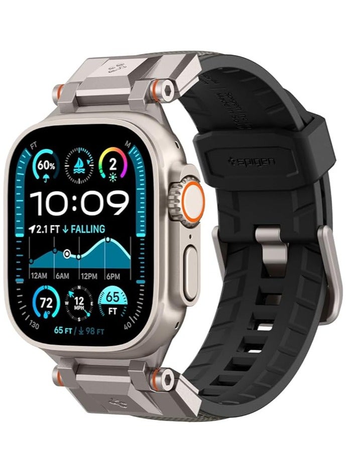Compare DuraPro Armor band for Apple Watch Band for Apple Watch Ultra 321 49mm, Series 1110 46mm,Series 987 45mm, Series SE26SE54 44mm and Series 321 42mm Durable Metal Connector Band  Gray at KSA Price