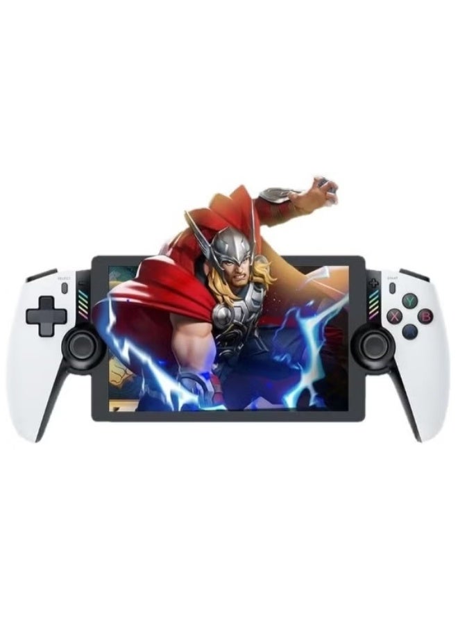 Compare M28 7.1Inch RGB Retro Handheld Game Console | PS2 Compatible | 128GB Storage | OctaCore Cortex A75+A55 Processor | 2GB RAM | 7.1 IPS HD 1024×600 Display | EmuELEC Linux OS | 30+ Emulators | Dual 3D Joysticks | 4000mAh Battery | Wireless Controller Support | Portable Gaming Console at KSA Price