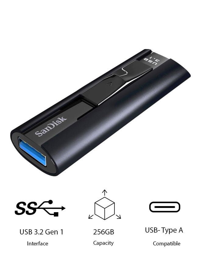 Compare 256 GB Extreme PRO, USB 3.2 Gen 1 Solid State Flash Drive Read Speed 420 MBps Write Speed 380 MBps SDCZ880256GG46 at KSA Price