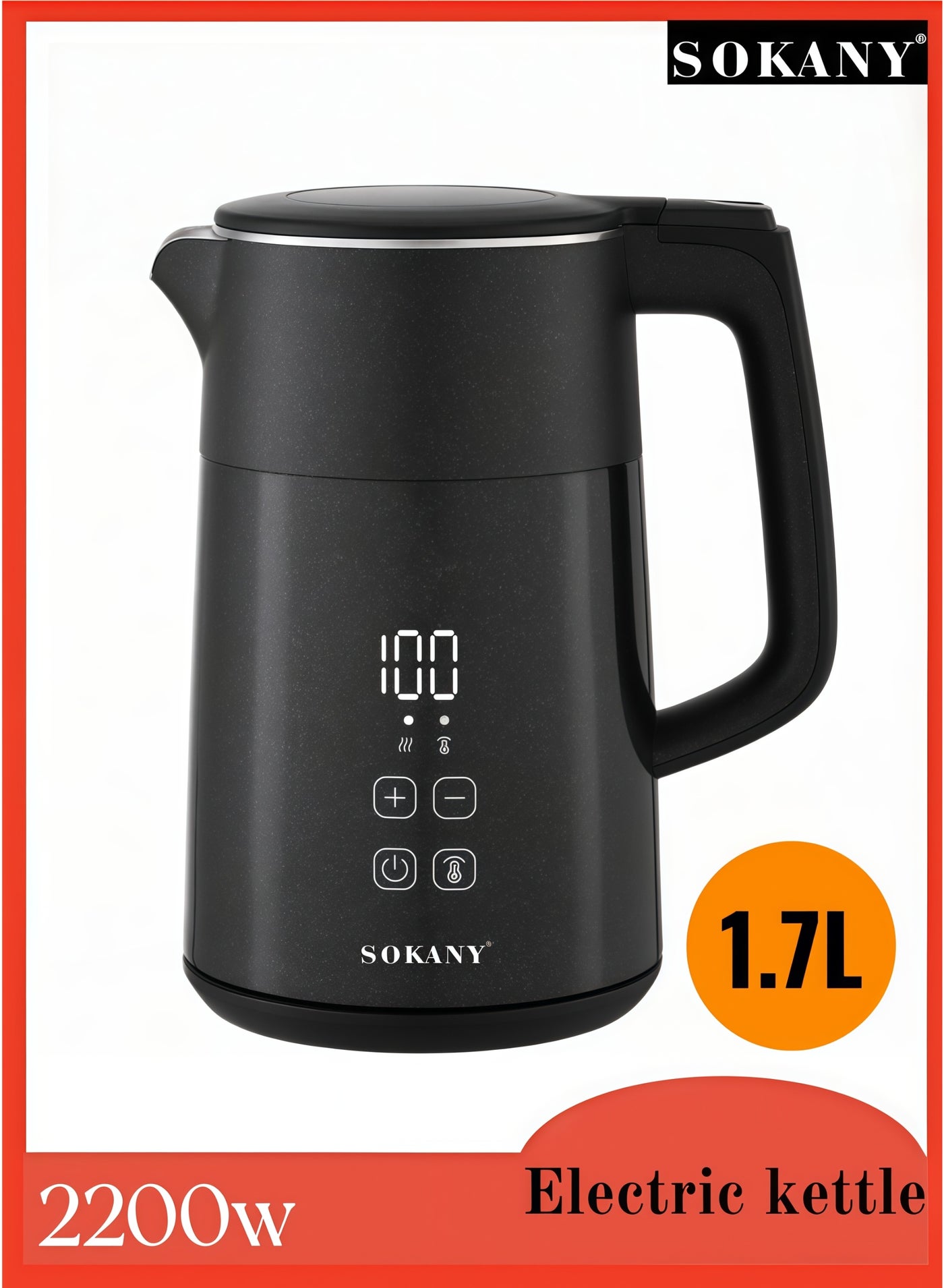 Compare Electric Kettle with Temperature Control and Wifi, 1.7L Heater Lnstant Hot Water Boiler, Coffee Tea Kettle, Keep Warm 8hr, Auto Shut Off, Digital Display at KSA Price