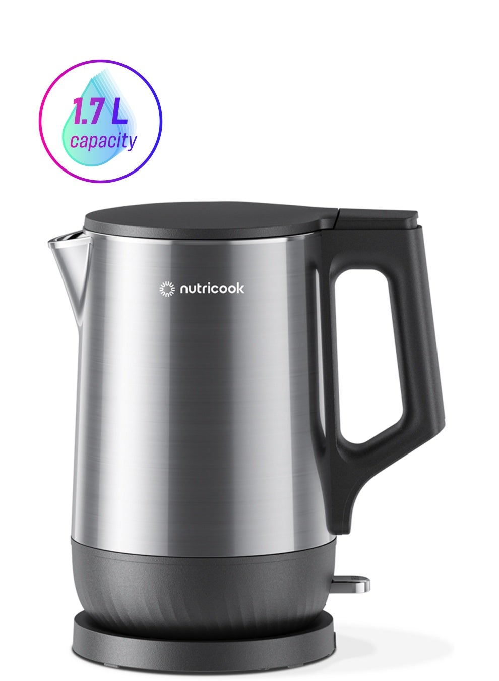 Compare Stainless Steel Electric Kettle 1.7L, 1800W, Patented UShaped Rust Resistant Interior with 3dimensional Fast Heating Technology, Surgical Grade Steel,2Year Warranty 1.7 L 1800 W NCUSK501 Stainless Steel at KSA Price