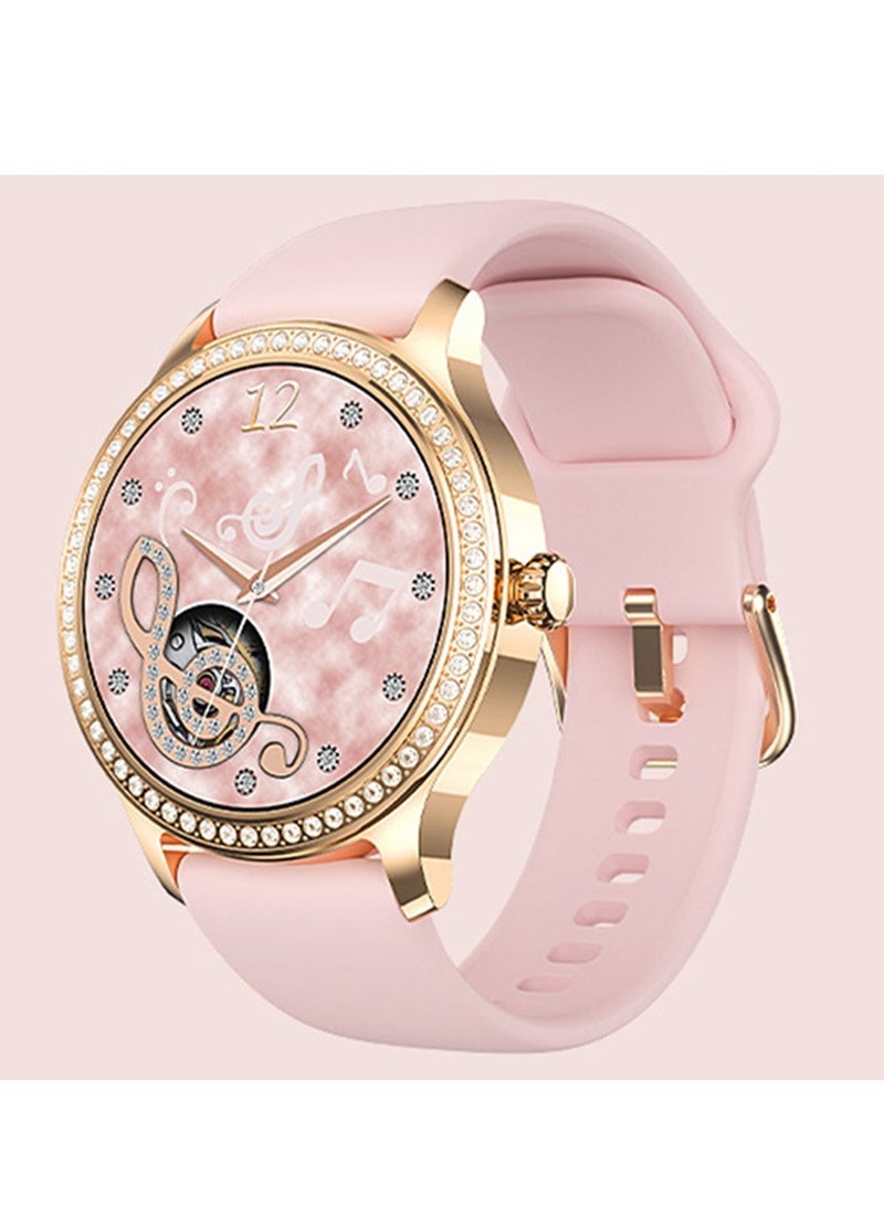 Compare Smart Watch for Women, 1.28 in Smartwatch for iOS Phones IP68 Waterproof Bluetooth Call Activity Tracker with Full Touch Color Screen Heart Rate Monitor Pedometer Sleep Monitor, Pink at KSA Price