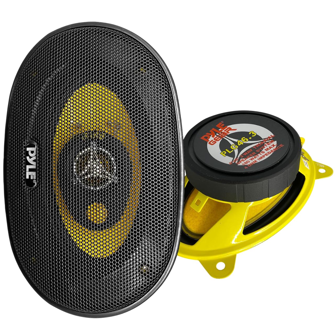 Pyle Car ThreeWay Speaker SystemPro 4x6Inch 180W…