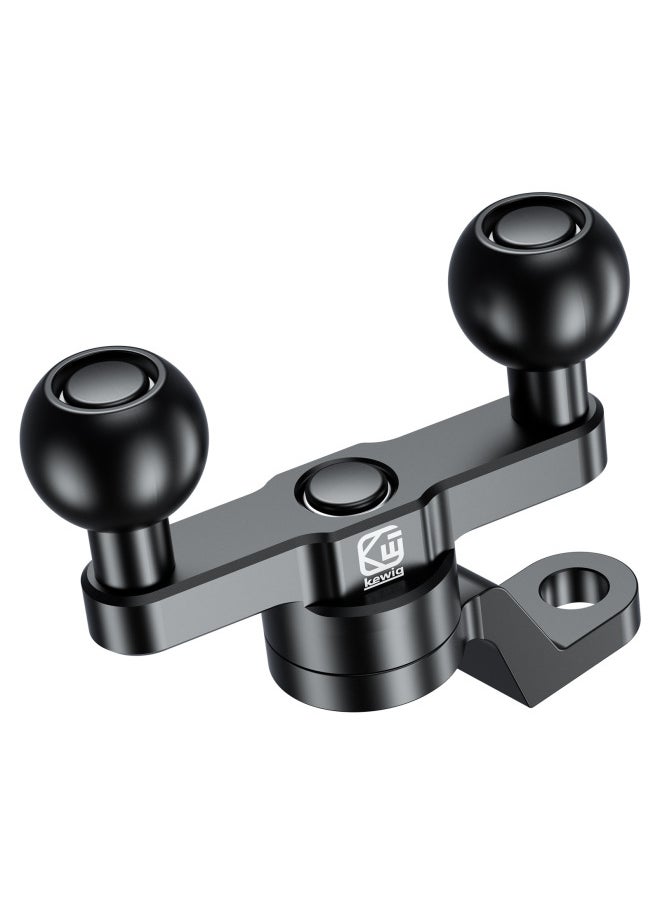 Compare Sports Camera Adapter Ball Head 25mm Mobile Phone Bracket Pipe Clamp Fixed Base One Inch Double Ball Head Bar AccessoriesColor:R20A Rotatable Double Ball Rearview Mirror at KSA Price