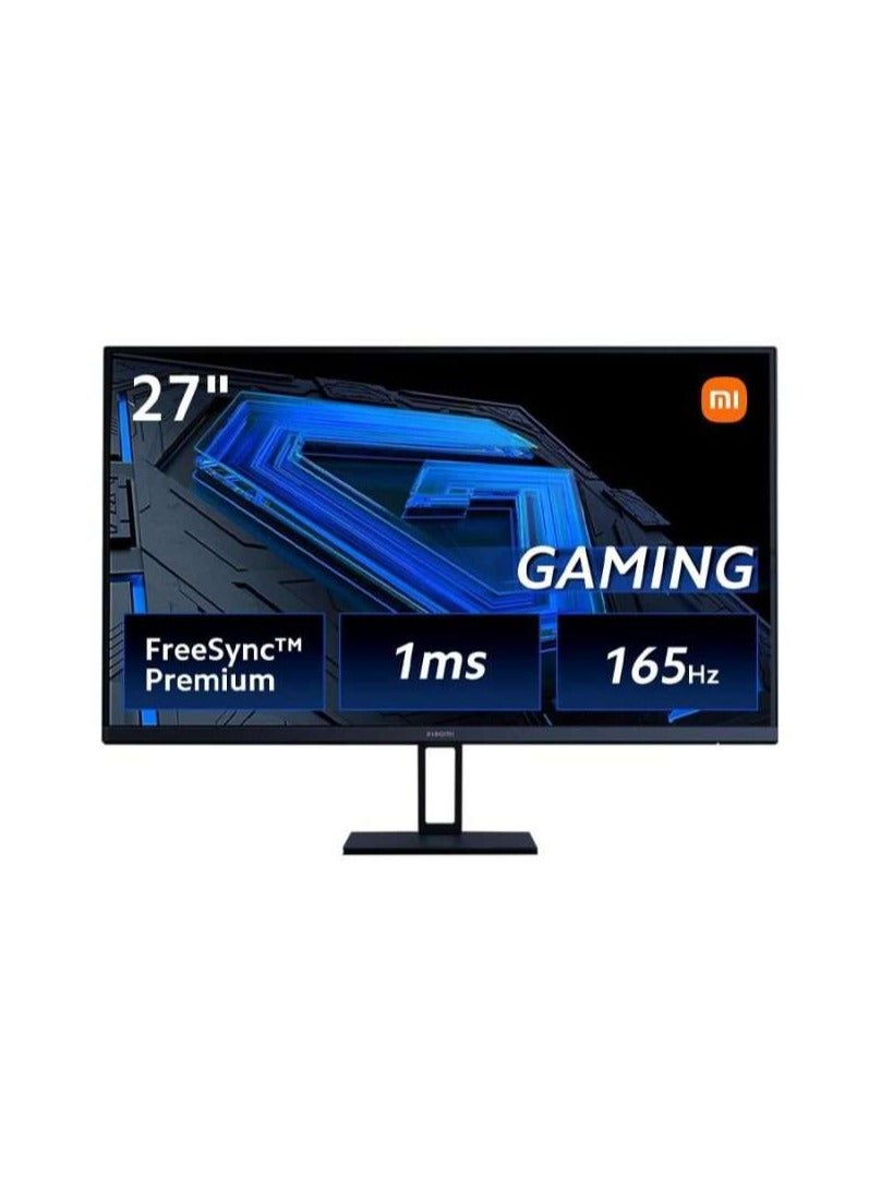 Compare 27 Inch G27i Gaming Monitor Fast IPS Narrow bezel, 1ms GTG 165hz, FreeSync, 99% sRGB color, 178 viewing angle, Blue light filter eye protection, Tilt ForwardBackward, DP port ×1, HDMI 2.0 port ×1, Audio port ×1, DC IN cable port ×1 Black at KSA Price