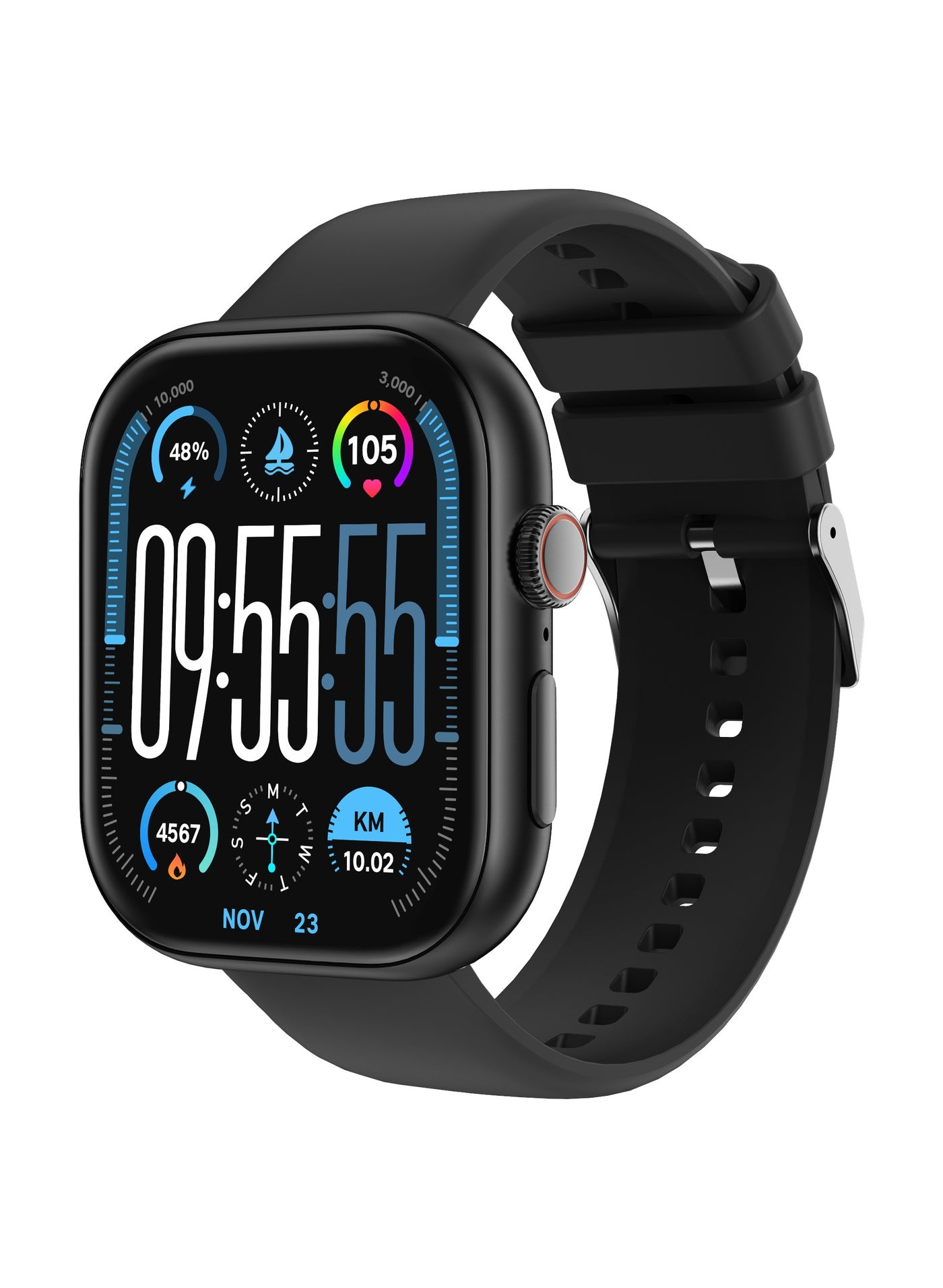 Compare 220.0 mAh AiPro Chat GPT Smart watch For Men  With AMOLED Always On Display Bluetooth Calling Waterproof Fitness Watches For Android iOS  Black at KSA Price