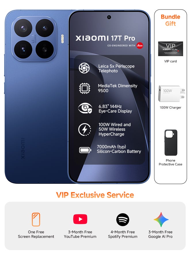 17T Pro Dual SIM 5G Deep Blue 12GB RAM…