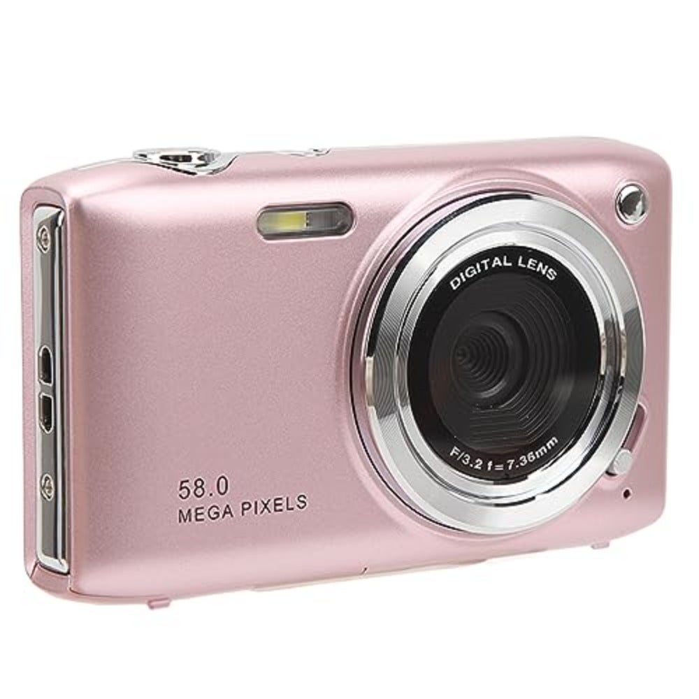 Compare Digital Camera, FHD 58MP 4K Digital Point and Shoot Camera with 2.88 Inch Screen, 16X Zoom, Timed Selfie, Tripod Screw Mount, Anti Shaking at KSA Price