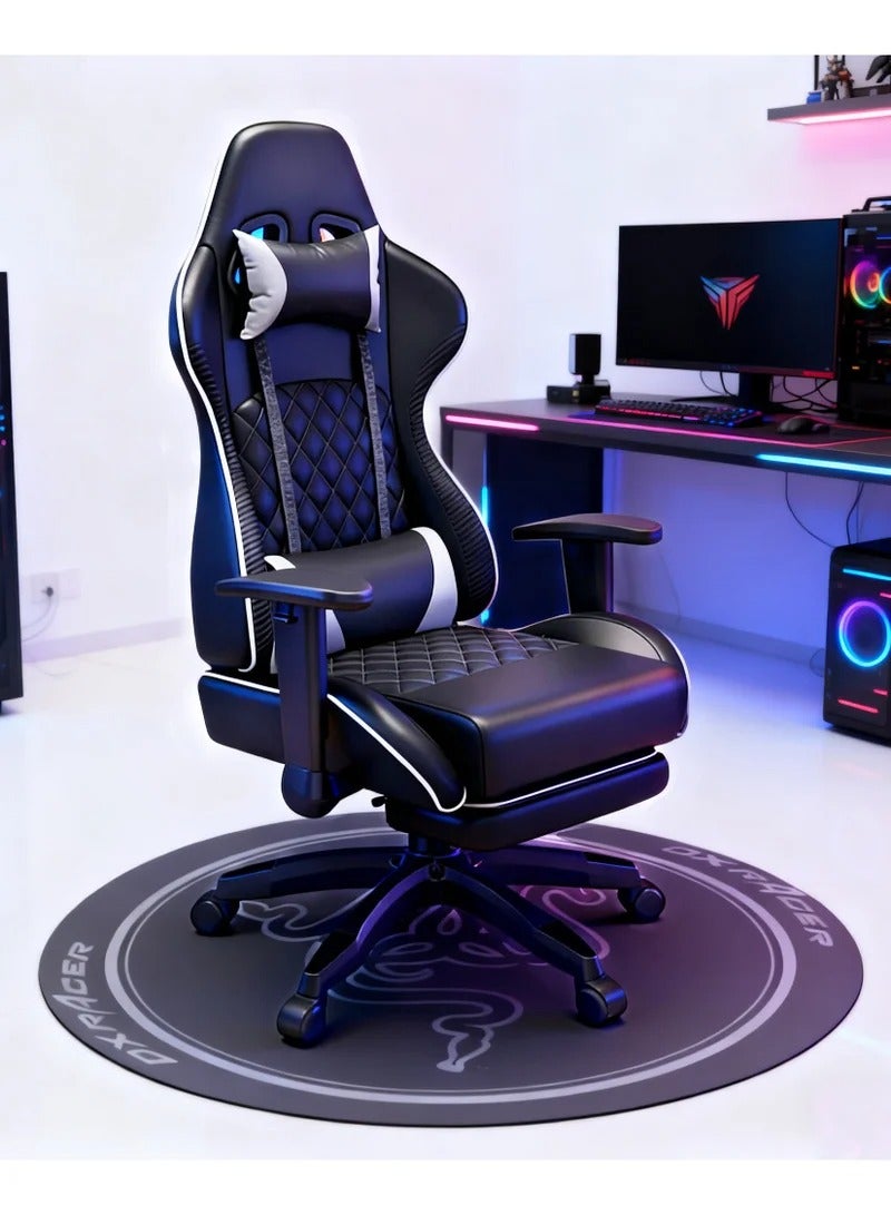 Gaming Chair Office Chair With Footrest Racing Ergonomic…