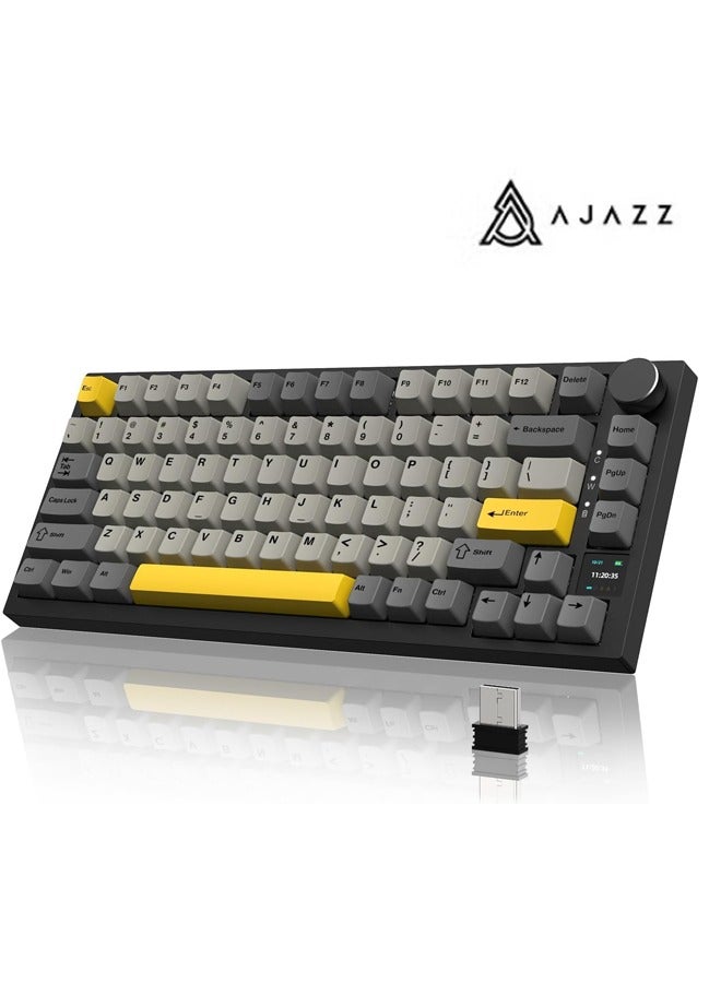 AK820 Pro Gaming Keyboard,75% Gasket-mounted Mechanical…
