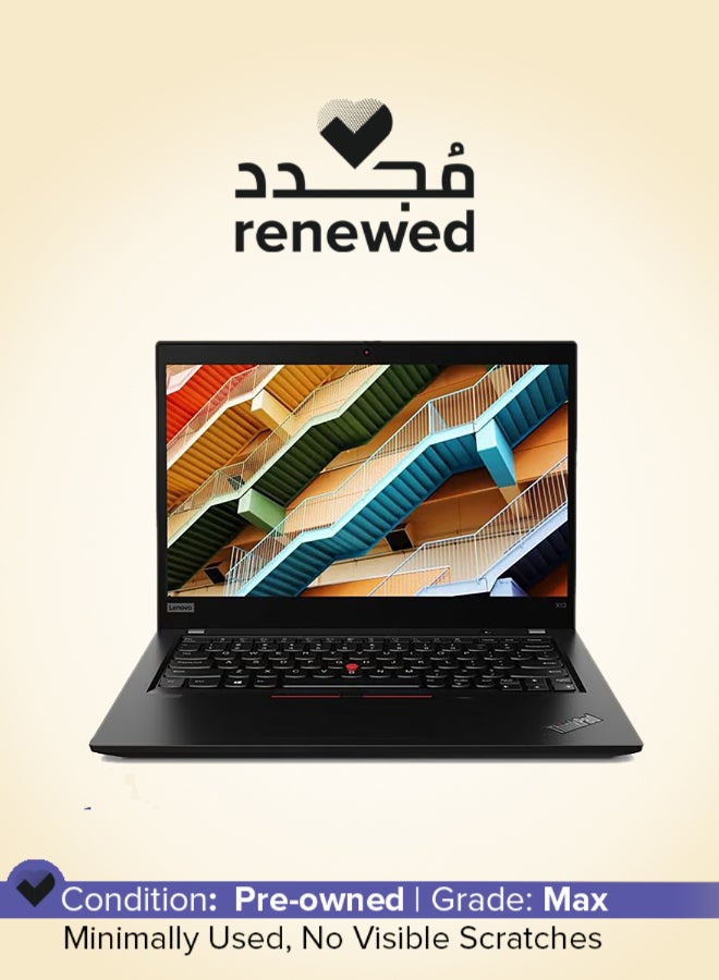 Compare Renewed   ThinkPad X13 Laptop With 13.3Inch Full HD Display, Core i5 cessor10th Gen16GB RAM256GB SSDIntel HD Graphics Windows 11 Pro English black at KSA Price