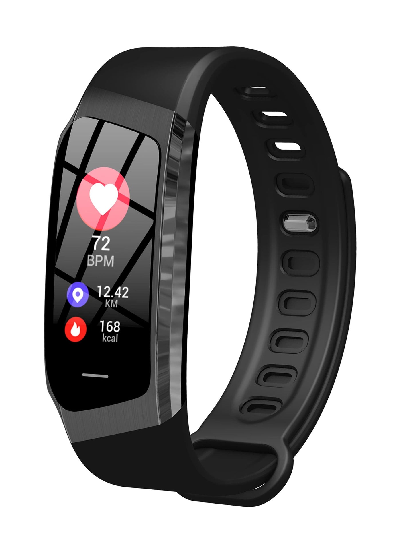 Compare Fitness Tracker Smart Watch with Blood Pressure and Heart Rate Monitor, IP67 Waterproof, Calorie Counter and Pedometer for Android and iOS Users at KSA Price