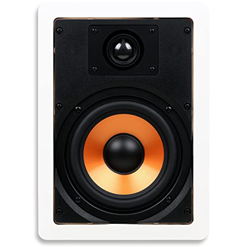 Compare Micca M6S 2Way inWall Speaker 73W by 107H Cutout Home Theater Whole House Audio Indoor or Covered Outdoor 65 Woofer 1 Tweeter White Paintable Each at KSA Price