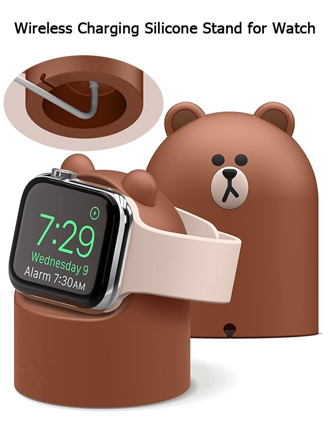 Watch Charging Dock Silicone Stand - Compatible…
