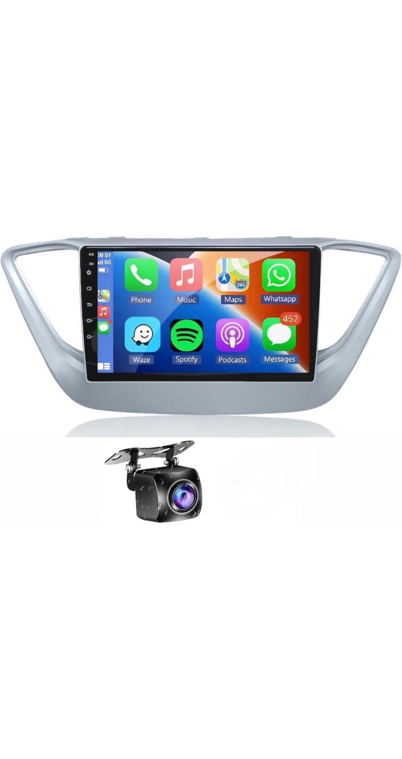 Compare Android Car Stereo for Hyundai ACCENT 20172023 1GB RAM 32GB ROM MLink WiFi BT, Radio GPS, 9 Inch IPS Touch Screen with AHD Camera Included at KSA Price
