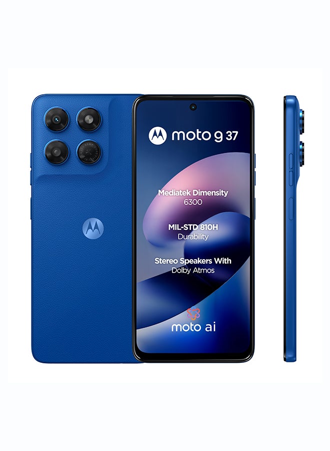 Compare Moto G37  Dual SIM  5.5G PANTONE Nautical Blue 4GB RAM 128GB  Middle East Version at KSA Price