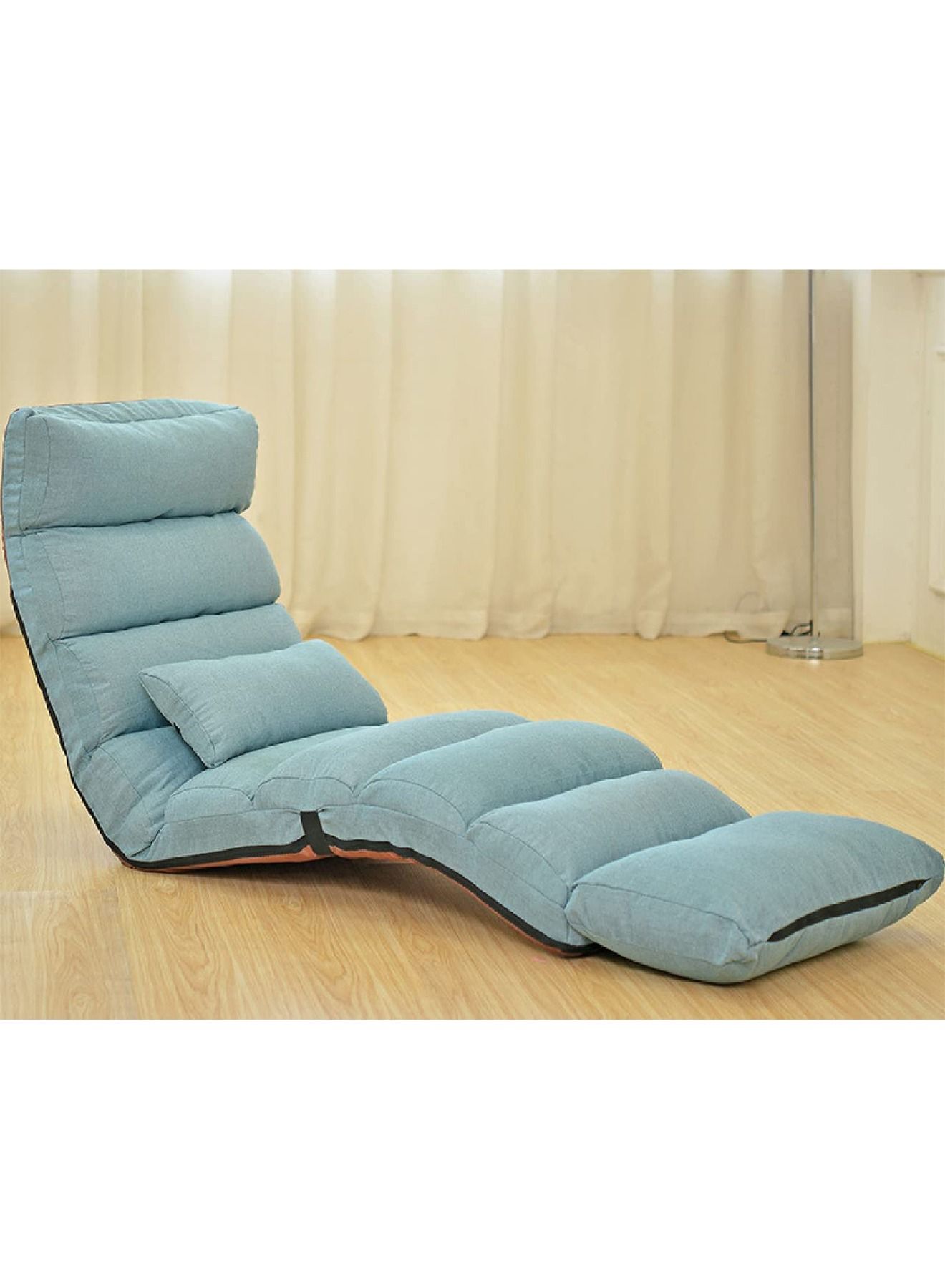 Lazy Floor Chair with Back Support Backrest and…